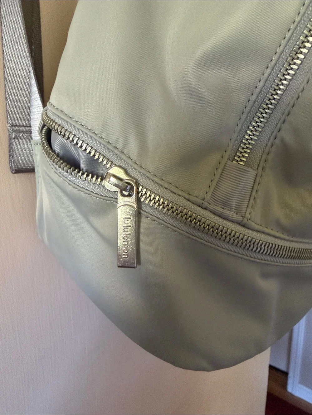 Lululemon City Adventurer  Light Gray Backpack
